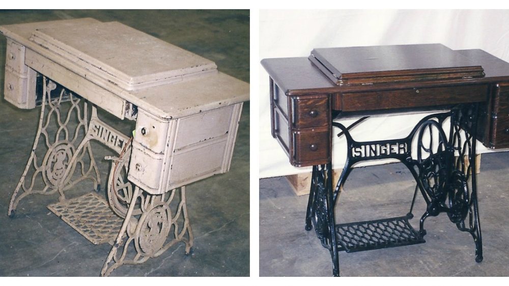 Antique Restoration | Fort Worth TX | Antique Singer Sewing Machine  Restoration |