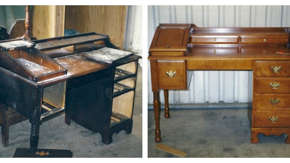 Fire Damage Antique Restoration | Fire Restoration Companies Fort Worth TX | Furniture Refinishing |