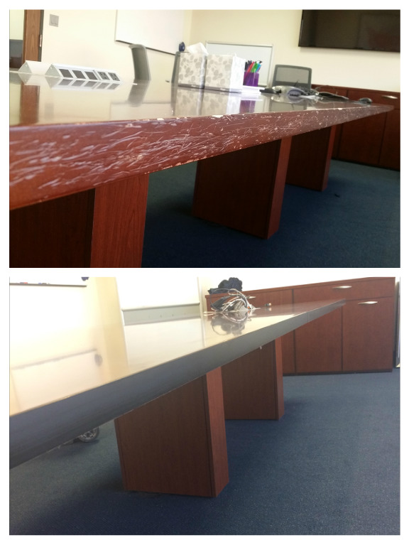 Conference Table Refinishing Office Furniture Refinishing Fort